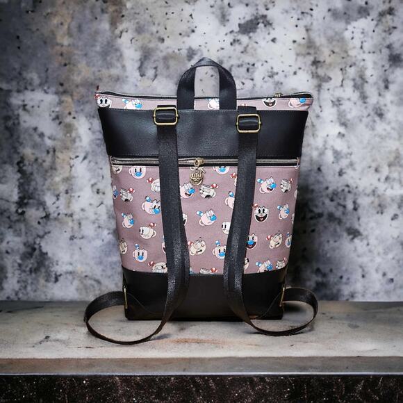 Cartoon Animation Video Game Yasmina Backpack Handmade Student College Travel - Picture 3 of 5